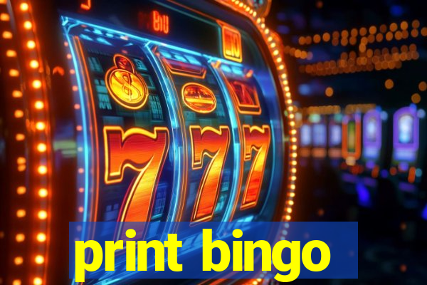 print bingo